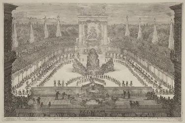 The Prince of Tuscany, His Horse Troops and Carriages around Mount Atlas