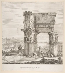 The Temple of Vespasian and the Roman Forum