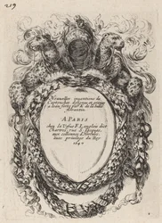 Title Page for Nouvelles Inventions de Cartouches, 1647