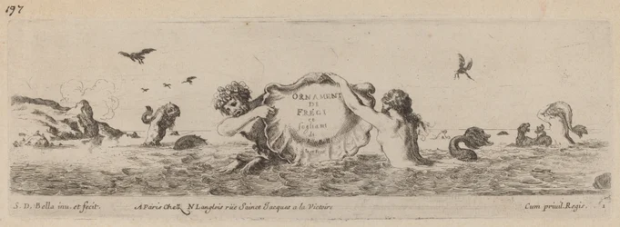 Title Page for "Ornamenti di fregi e fogliani"