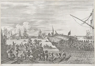 Departure of a Galley Ship in the Port of Livorno