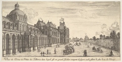 View of the Dome of the Palace of the Tuilleries