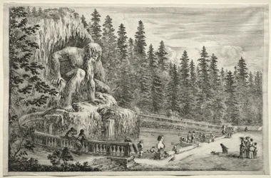 Views of the Villa of Pratolino: Colossal Statue of the Apennines