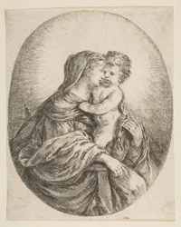 Virgin Embracing the Christ Child