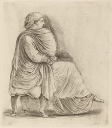 Woman Seated on a Stool