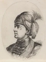 Young Moor in a Feathered Turban, Turned to the Left