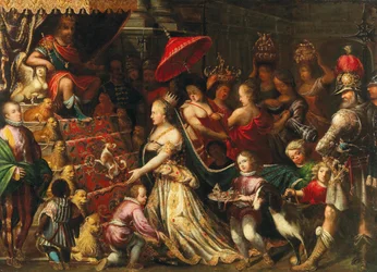 King Solomon Receiving the Queen of Sheba, ca. 1640-1645