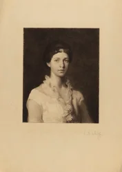 Untitled (woman with daisies on her dress)