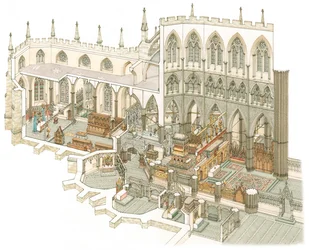 The East End of Westminster Abbey shortly before the Reformation, c.1500-1525