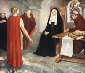Caedmon before Saint Hilda