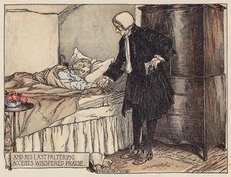 Illustration for The Deserted Village by Oliver Goldsmith