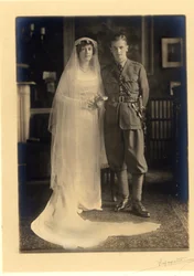 Wedding of Lady Blanche Cavendish and Colonel Ivan Murray Cobbold, Guards Chapel, Lansdowne House, 21st April 1919