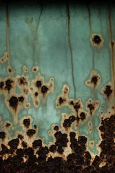 Teal Rust Patina
