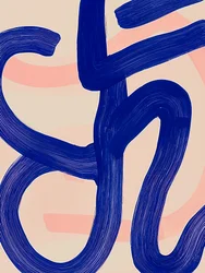 Abstract Blue Flow