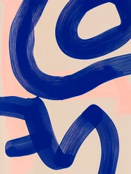 Abstract Blue Flow