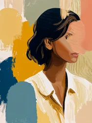 Colorful Abstract Portrait