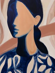 Elegant Blue Profile