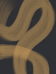 Golden Abstract Flow