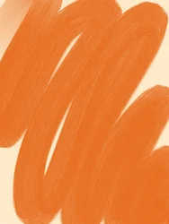 Orange Brushstroke Abstract