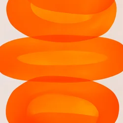 Stacked Orange Ovals