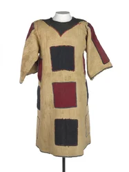 One of two Dervish jibbahs worn by Wad El Nejumi and his son, c.1887
