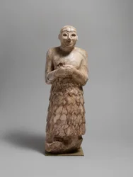 Votive figure, c.2600-2350 BC (stone)