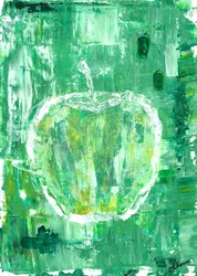 Vibrant Green Apple