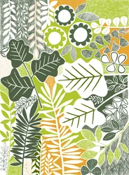 Green Botanical Patterns