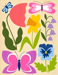 Spring Garden Butterflies