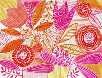 Vibrant Botanical Blooms
