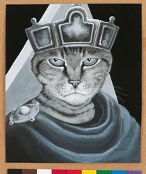 Illustration from Cats Galore! A Compendium of Cultured Cats