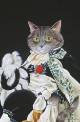 Illustration from Cats Galore! A Compendium of Cultured Cats