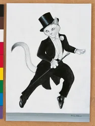 Illustration from Cats Galore! A Compendium of Cultured Cats