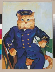 Illustration from Cats Galore! A Compendium of Cultured Cats