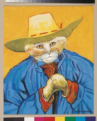 Illustration from Cats Galore! A Compendium of Cultured Cats