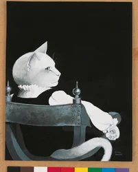 Illustration from Cats Galore! A Compendium of Cultured Cats