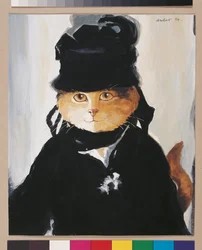 Illustration from Cats Galore! A Compendium of Cultured Cats