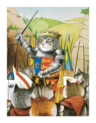 Illustration from Shakespeare Cats: Poster Book