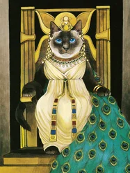 Illustration from Shakespeare Cats: Poster Book