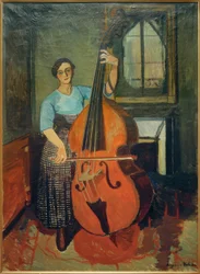 Woman with Double Bass