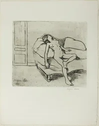 Louise Nude on a Sofa