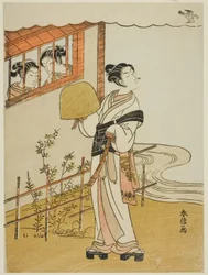 The Fourth Month, from the series "Popular Versions of Immortal Poets in Four Seasons"