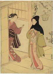 An Evening Visit (A Parody of Junidan Soshi)