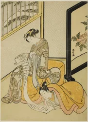 Couple Reading a Letter