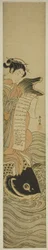Courtesan Riding a Carp (parody of the Daoist Immortal Kinko)