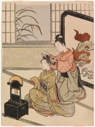 Dressing Table with Autumn Moon