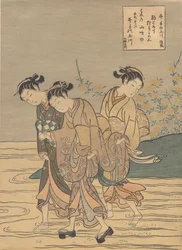 The Tama River at Ide, Yamashiro Province