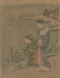Two Young Ladies at the Shore, ca. 1768