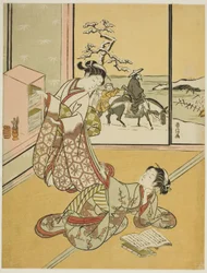 Two Young Women Reading Books