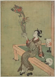 Woman Likened to Chinese Hermit Handling Dragon